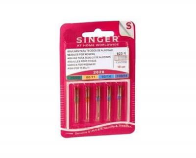 SINGER AIGUILLE TOUT TISSUS x 10