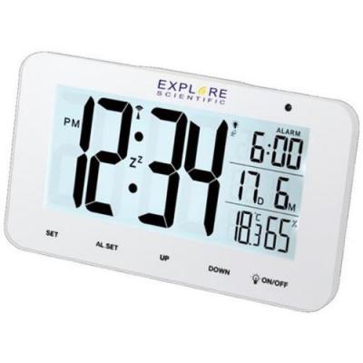 BRESSER Radio r&eacute;veil num&eacute;rique  Explore Scientific Blanc