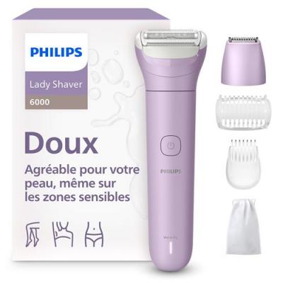 PHILIPS Rasoir femme  BRL138/00 Gris et Violet
