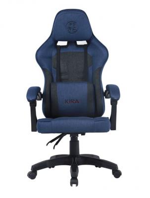 KIRA Si&egrave;ge gaming  Tsukamaki tissu Bleu 