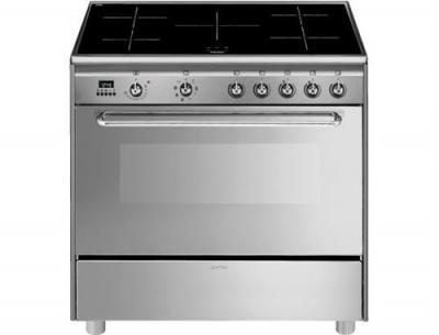 Piano de cuisson Smeg 90CM INDUCTION INOX - SCD90IMX9-1
