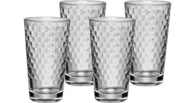 Wmf Verres &Agrave; Latte Macchiato Set De 4pi&egrave;ces Nid D'abeille Verre Passe Au Lave-Vaisselle