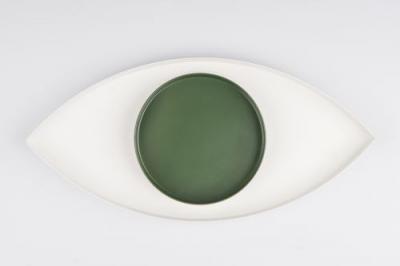 Vide-poche Doiy &OElig;il Blanc et Vert 