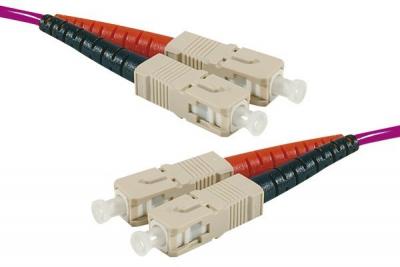 GENERIQUE Cordon duplex om4 50 125 rose lszh sc sc - 10m