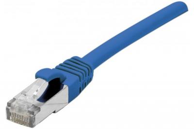 DEXLAN  Cordon RJ45 cat&eacute;gorie 6A S/FTP LSOH snagless bleu - 2 m