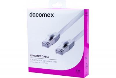DACOMEX  Cordon RJ45 CAT. 6 F/UTP LSOH snagless blanc - 5 m