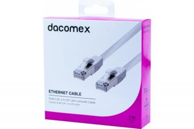 DACOMEX  Cordon RJ45 CAT. 6 F/UTP LSOH snagless blanc - 1 m
