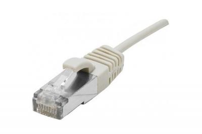 DEXLAN Cordon Patch Blind&eacute; Rj45 Fin Gris 0.5m Cat 6a S/ftp Lsoh Sng