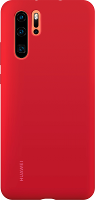 HUAWEI  Coque rigide finition soft touch rouge  pour P30 Pro