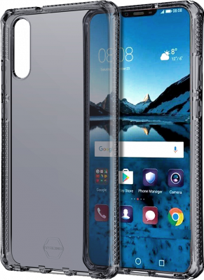 ITSKINS Coque semi-rigide  Spectrum noire translucide pour Huawei P20