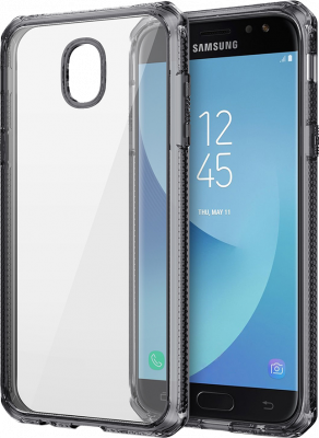 ITSKINS  Coque Rigide pour Samsung Galaxy J5 2017 Transparent/Gris