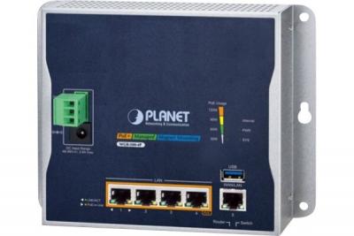 PLANET  WGR-500-4P Routeur 4P Gigabit PoE+ Industriel plat