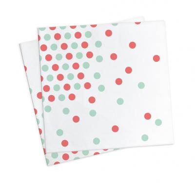 SCRAPCOOKING PARTY Serviettes - Confettis - 33cm - 20 pi&egrave;ces - 