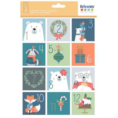 ARTEMIO 24 stickers carr 