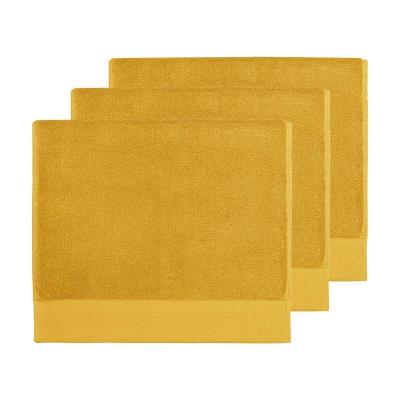 SENSEI MAISON 33 grandes serviettes invit&eacute; z&eacute;ro twist 560 g safran 40x60 cm