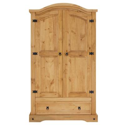 Armoire en pin SALSA style mexicain, avec 2 portes et 1 tiroir 