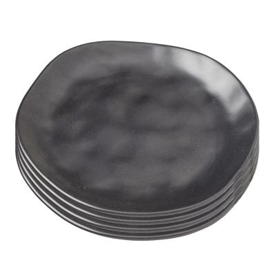 BRAND Assiettes Organic noires 20cm set de 4 Kare Design