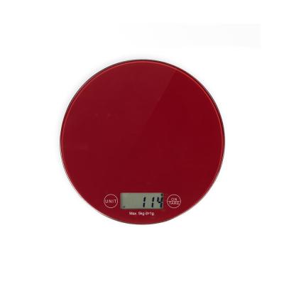 LIVOO Balance de cuisine &eacute;lectronique  DOM494R Rouge chili 