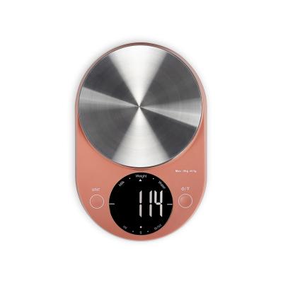 LIVOO Balance de cuisine &eacute;lectronique Terracotta