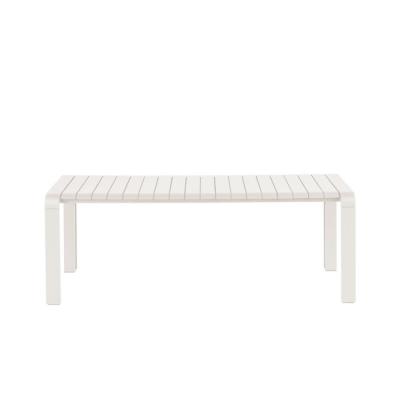 ZUIVER  Vondel - Banc de jardin en m&eacute;tal 129,5x45cm - Couleur - Beige