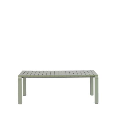 ZUIVER Banc De Jardin 129,5x45x45 Cm En Aluminium Vert - Vondel