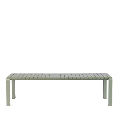 ZUIVER Banc de jardin 175x45x45 cm en aluminium vert - vondel