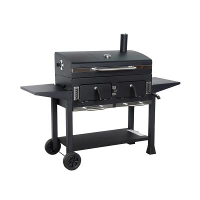 SWEEEK Barbecue grill charbon de bois - bernard xl, noir
