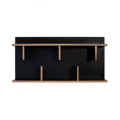 Etag&egrave;re Bern noir (bois FSC) - Tema Home