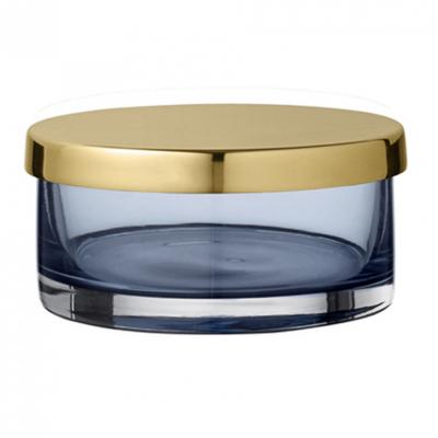 AYTM Bo&icirc;te verre et laiton D9cm