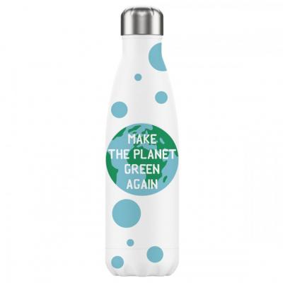  Enesco Bouteille isotherme en inox Make The Planet Green Again