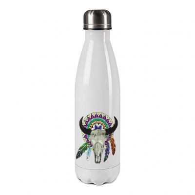 LE MONDE DES ANIMAUX Bouteille isotherme en inox - Buffle boho by Cbkreation