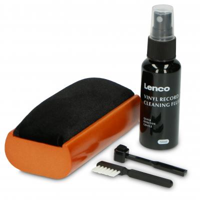 LENCO Brosse en bois avec coussinet de velours  TTA-5IN1 Noir