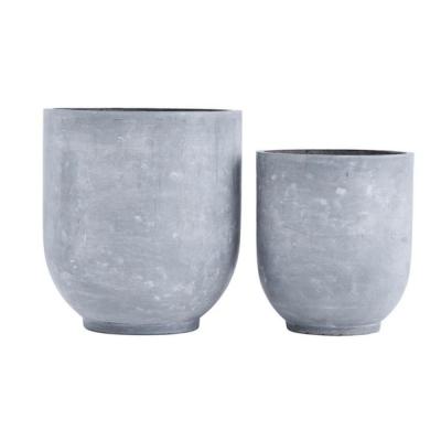 HOUSE DOCTOR  - Gard Pots &agrave; plantes, gris clair (set de 2)