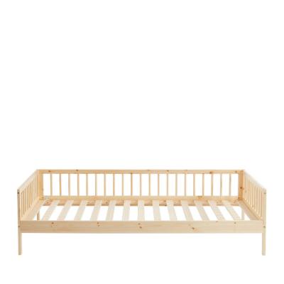 BAITA Cadre de lit pour enfant en bois massif 90x190cm bois clair