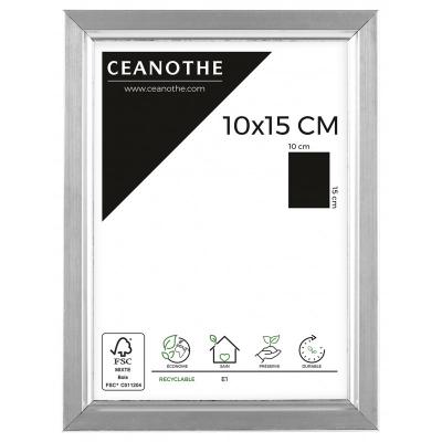 CEANOTHE Cadre photo Primo alu 10x15 cm, en r&eacute;sine recycl&eacute;e - marque fran&ccedil;aise