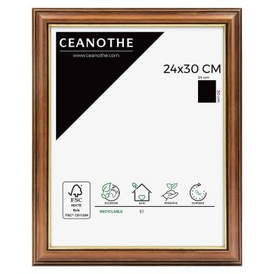 CEANOTHE Cadre photo V&eacute;n&eacute;zia 24x30 cm, en bois massif fsc - marque fran&ccedil;aise