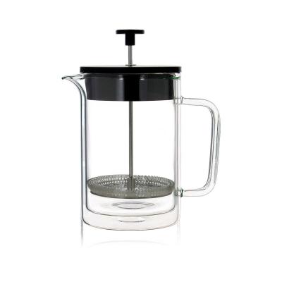 OGO LIVING Cafeti&egrave;re &agrave; piston helya en verre double paroi 800 ml