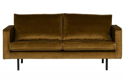 WOOOD Bronco - Canap&eacute; 3 places vintage en velours - Couleur - Bronze