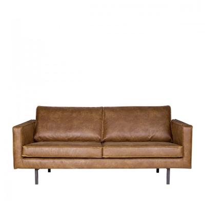 WOOOD Bronco - Canap&eacute; 3 places vintage - Couleur - Cognac