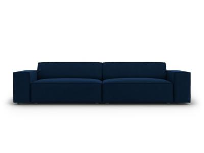 MICADONI HOME Canap&eacute; ""jodie"", 4 places, bleu roi, velours MIC_4S_51_F1_JODIE4