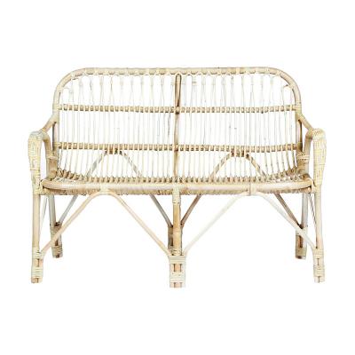 BERAH GETAH Canap&eacute; en rotin vintage BOHO