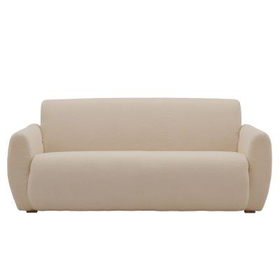 CAMIF Canap&eacute; en tissu bouclette Lin 3 places