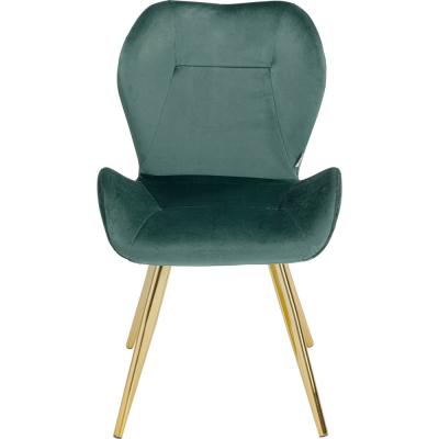Kare Design Viva Chaise &eacute;l&eacute;gante en Velours Vert 82 x 45 x 52 cm
