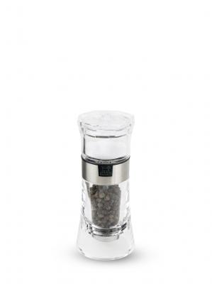 PEUGEOT Oslo Combi moulin &agrave; poivre et sali&egrave;re manuel en acryl 13 cm