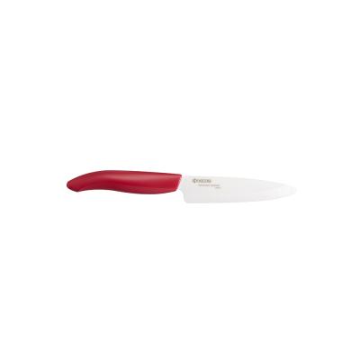 KYOCERA Couteau d'office, lame blanche 11 cm manche rouge 