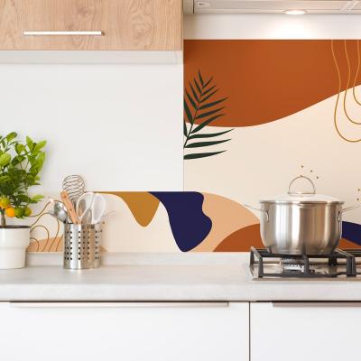 99DECO Cr&eacute;dence cuisine aluminium dune- lot de 2 l100xh20cm 99 deco