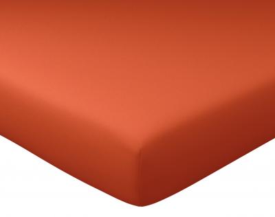 BECQUET Drap-Housse 160x200 Orange En Percale De Coton