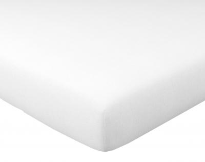 BECQUET Drap-housse 90x200x28 blanc en lin