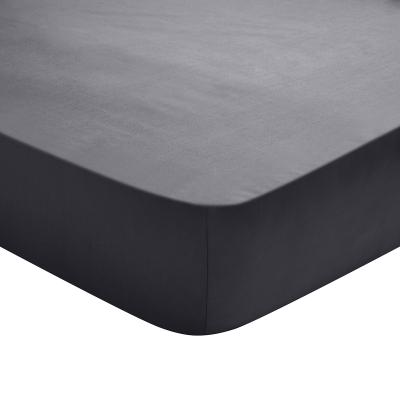 DODO Drap Housse Coton Carbone 160x200 cm - 