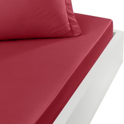 SENSEI MAISON Drap housse en percale de coton Cardinal 120x190 cm